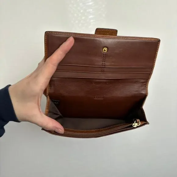 AS IS VINTAGE COACH *REHAB BUNDLE of 3 FLAWS Leather N30-9790 & AG-4115 & Wallet - Picture 4 of 16